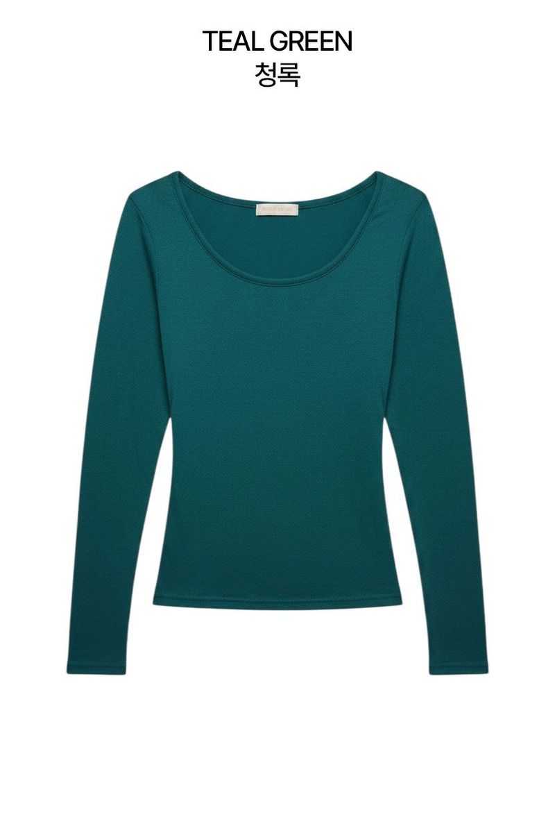 Duo U-Neck Long Sleeve T-Shirt