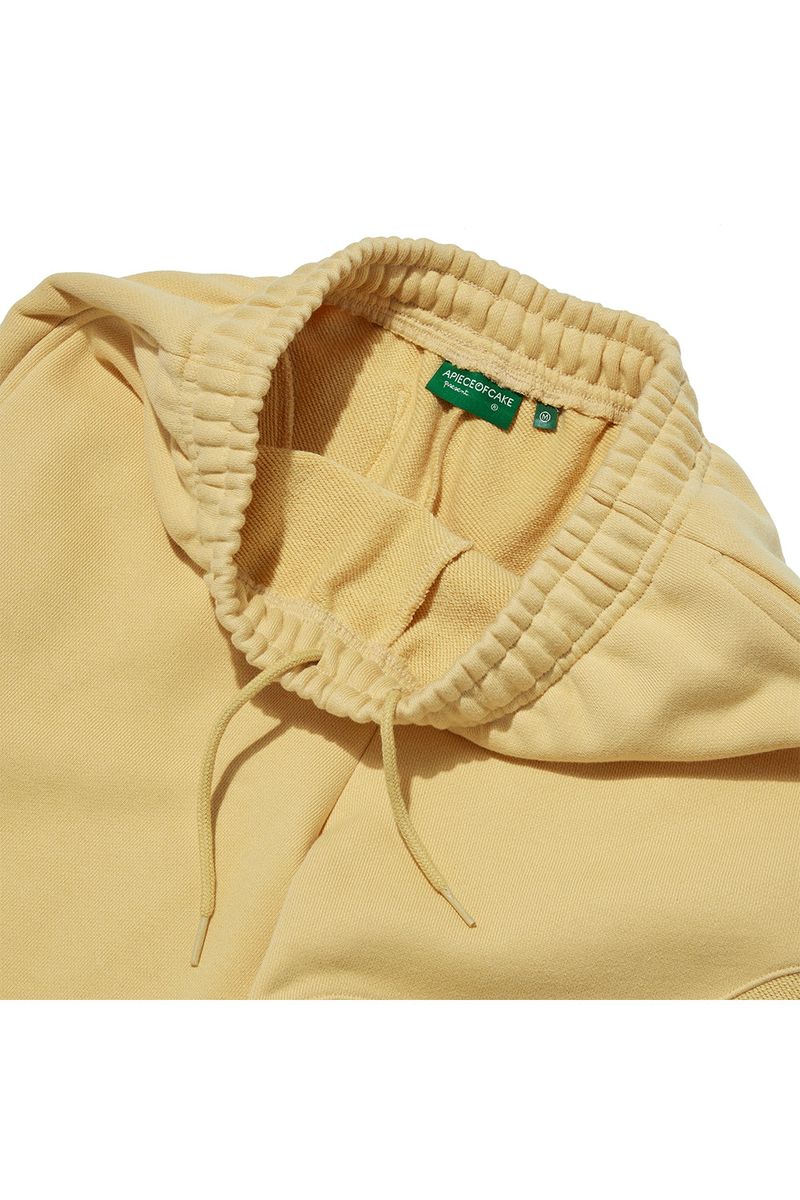 Reverse Bear Patch Shorts_Canary