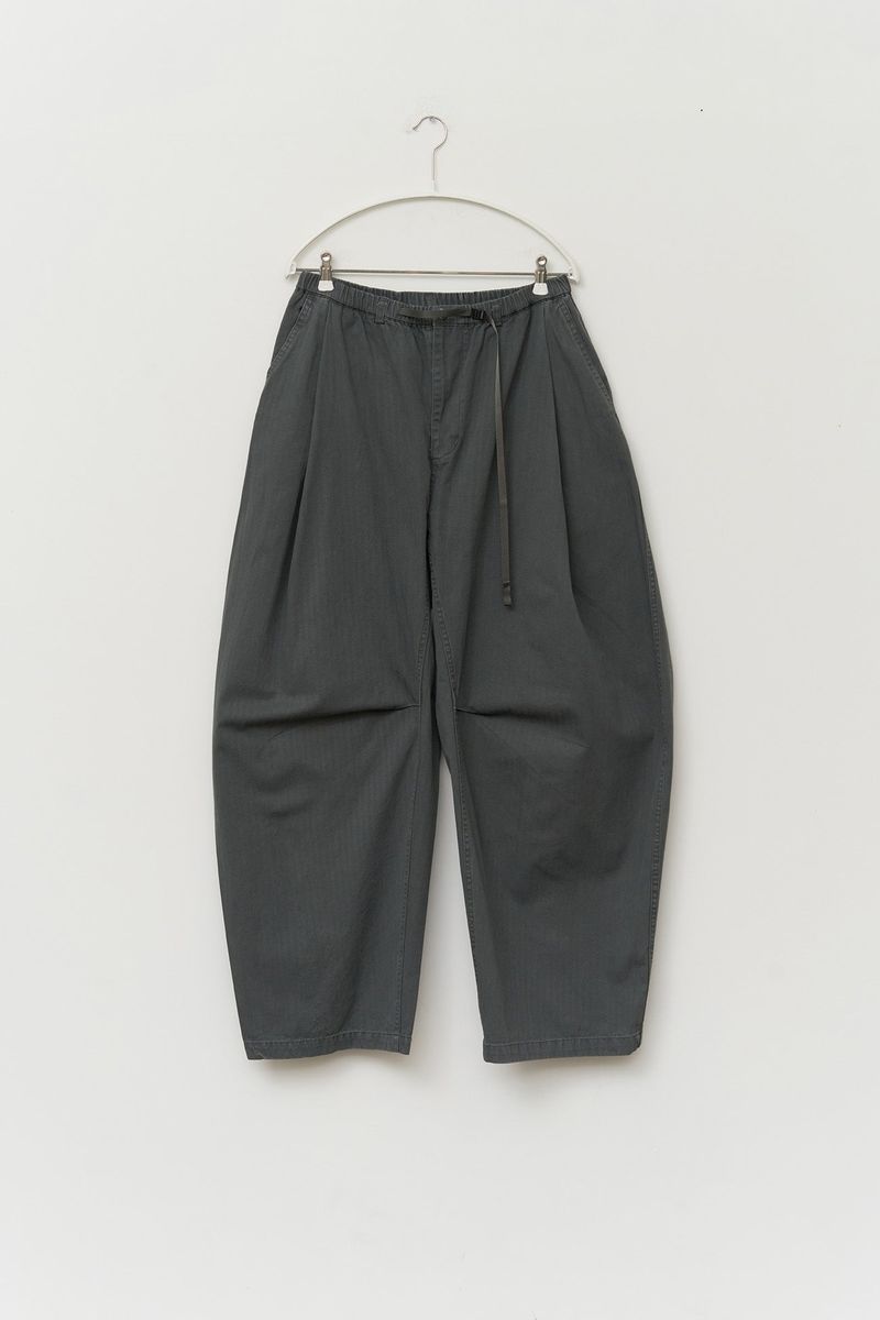 Amy Herringbone Barrel Pants