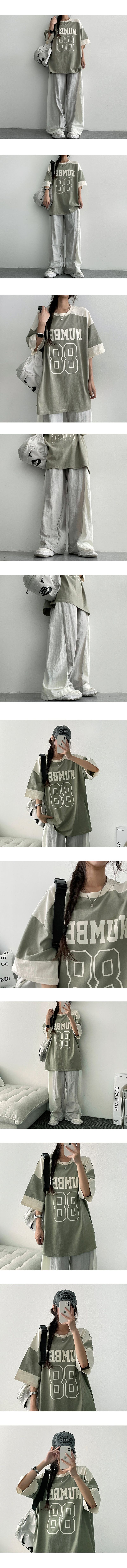 But Boxy Color Short Sleeve Tee