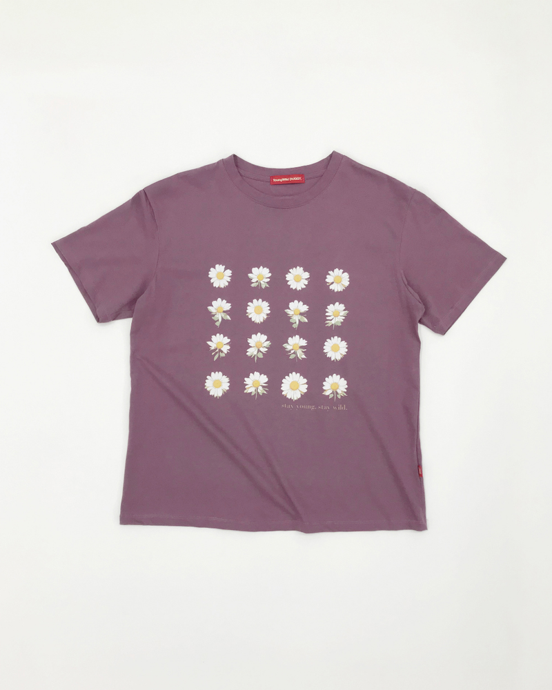 DUGGY(ダギー)の「YWD FLOWER T-SHIRTS (3color)(Tops)」