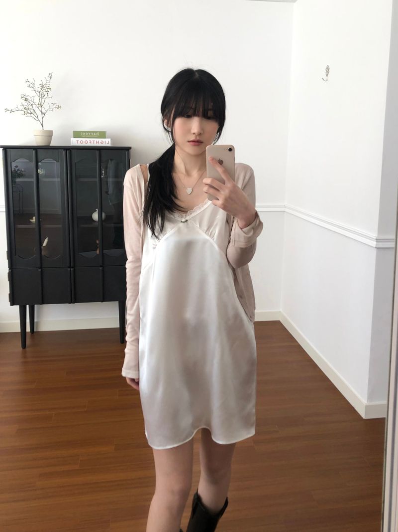 Tencel V-neck cardigan (3 colors)