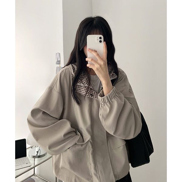 Rooney High-Neck Hooded Jumper jk