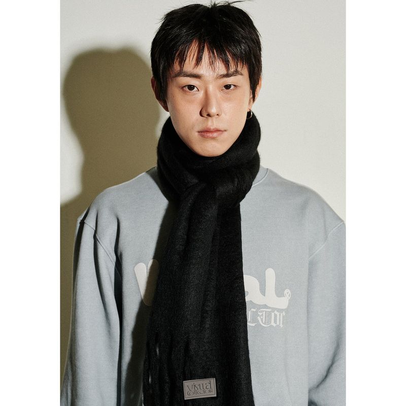 visual solid muffler [black]
