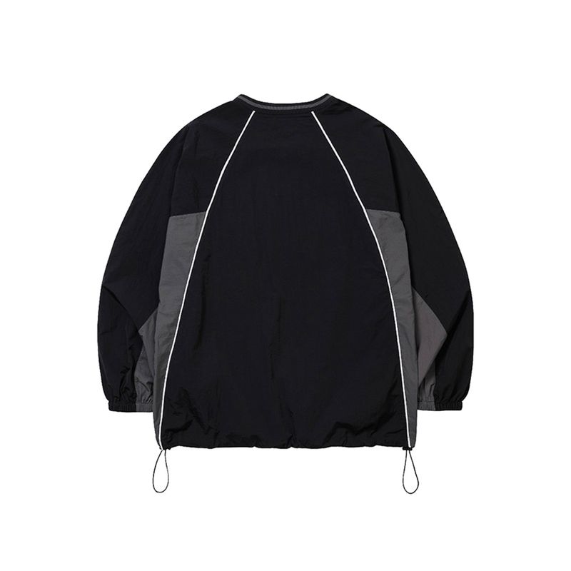 Triple Star Nylon Pullover - Black
