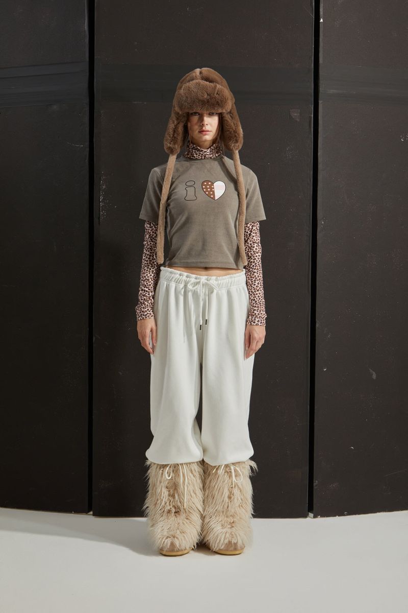 LEOPARD LAYERED T-SHIRT