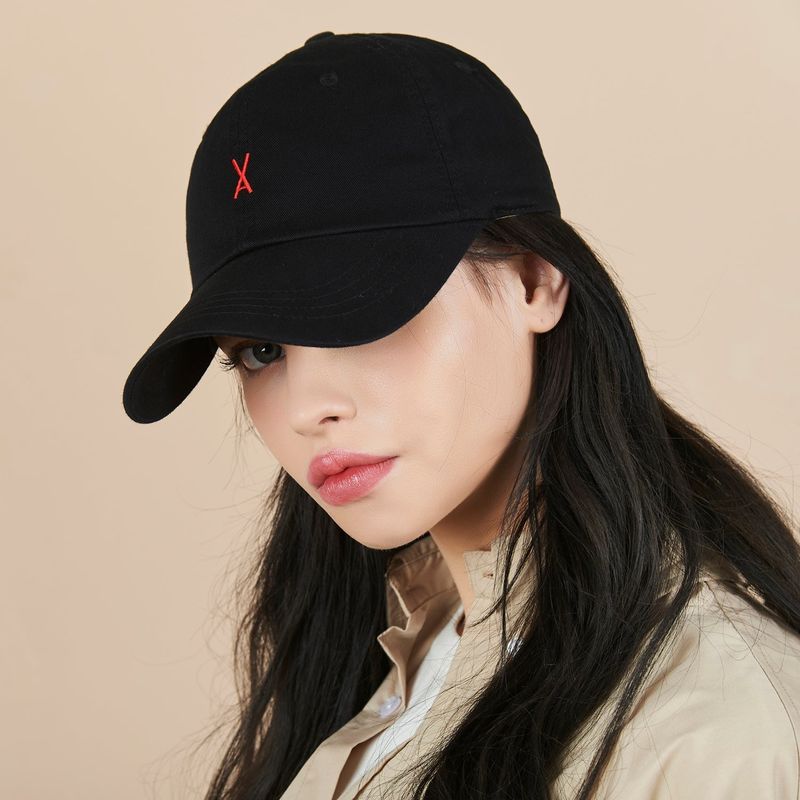 Varzar Logo Over Fit Chino Ball Cap Black
