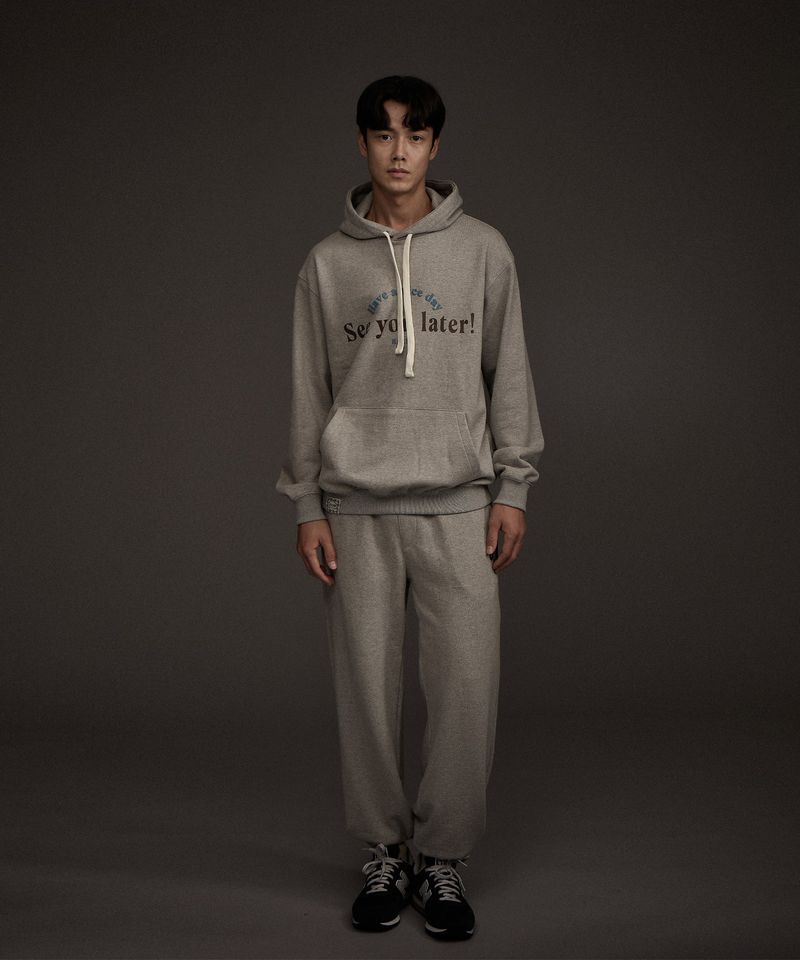 LOOSE FIT JOGGER SWEAT PANTS GREY