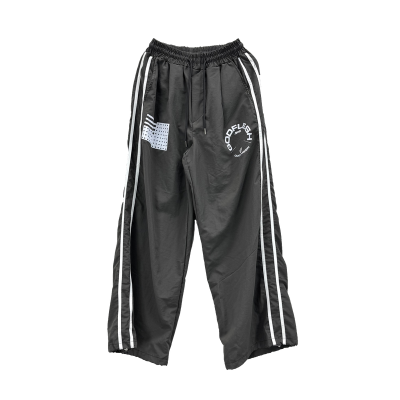 flag track nylon pants