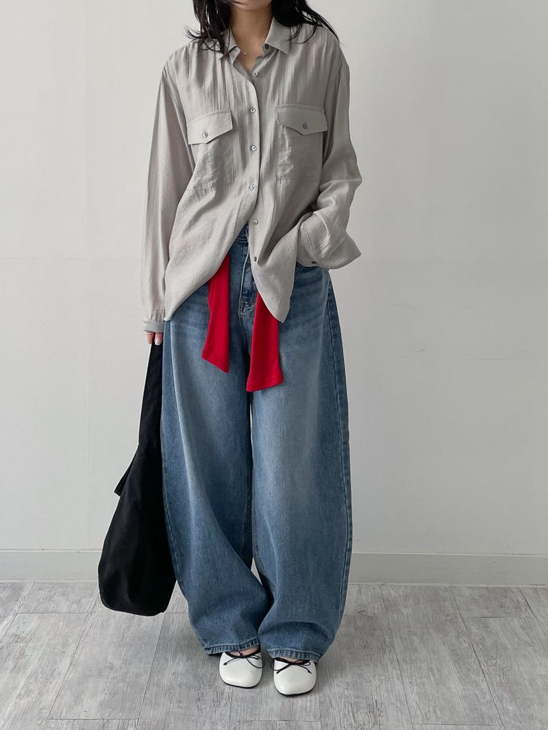 INCHANT ME（インチャントミー）の「202 Back Pocket Balloon Fit Wide Denim Pants（Pants）」