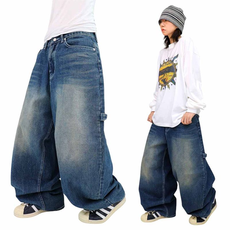 Y2K Carpenter Denim Balloon Pants