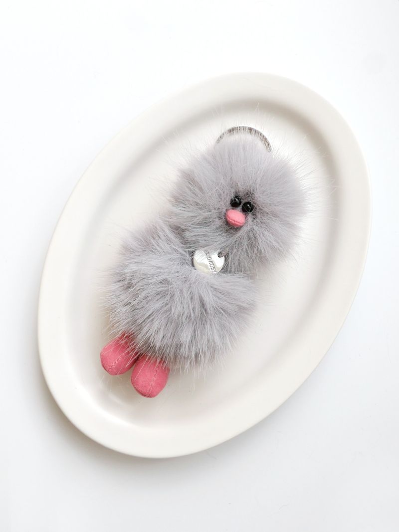 Cosymosy Mini Bird Keyring - Blue Gray