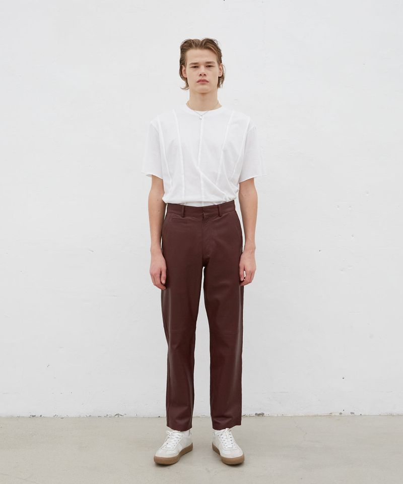 INPREP(インプレップ)の「EXPOSED SEAM T-SHIRT (2 COLORS)(Tops)」