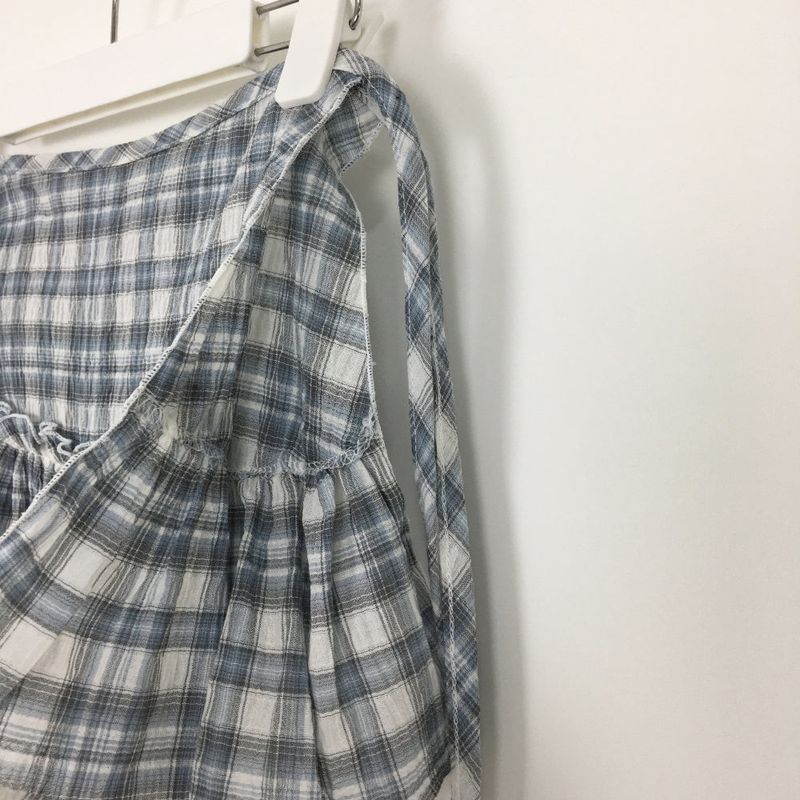 Plaid Layered Wrap Skirt (2color)