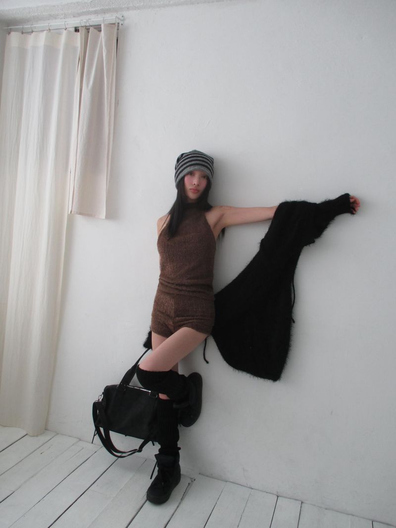 fur shorts