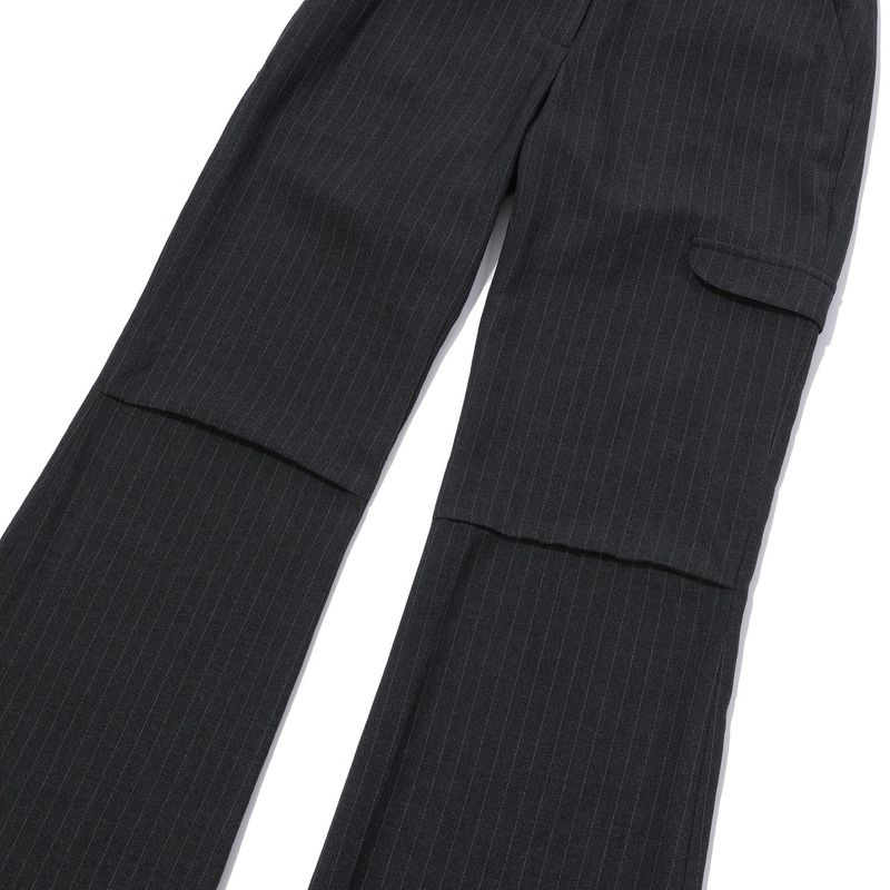 STRIPE BOOTS CUT PANTS