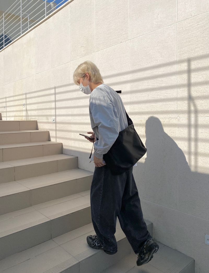 For season balloon fit denim pants 2C