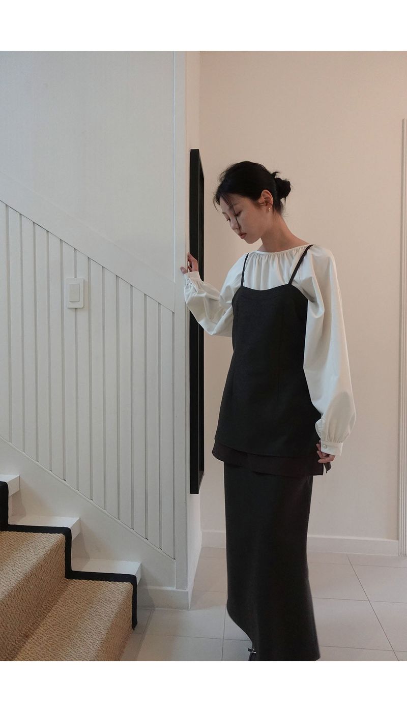 Solitude wool bustier (2C)