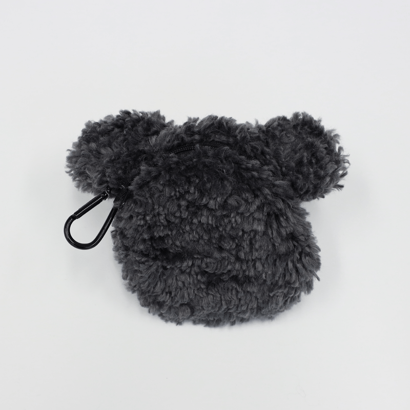 PAPA.GO.PAPA Black Sesame Piz Poodle Pouch Keyring
