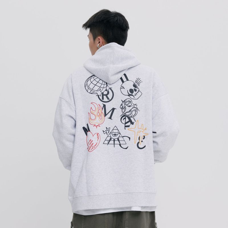 ROMANTIC CROWN（ロマンティッククラウン）の「RC SCRIBBLE HOODIE（Tops）」