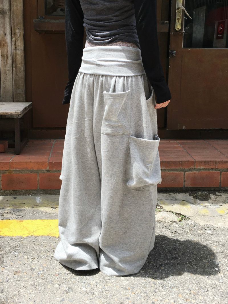 Folder Keyring Banded Sweatpants (4c)