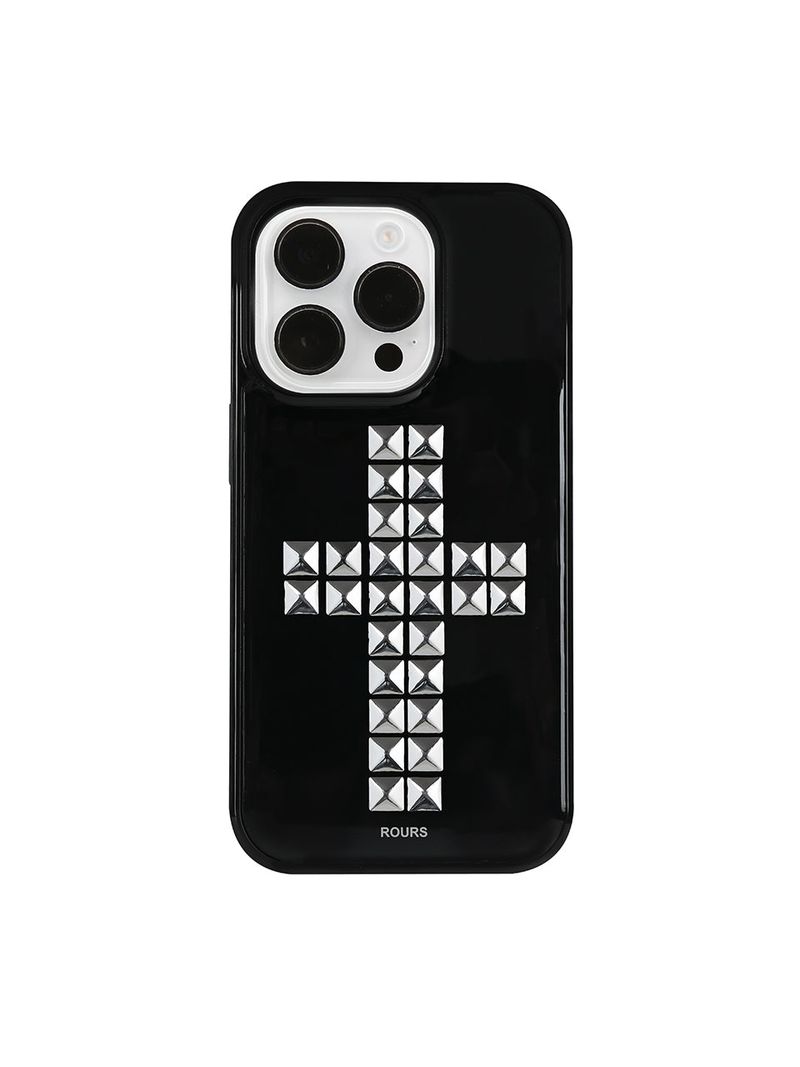 ROURS（ラウォルズ）の「des stud case (black)（Smartphone Accessories）」