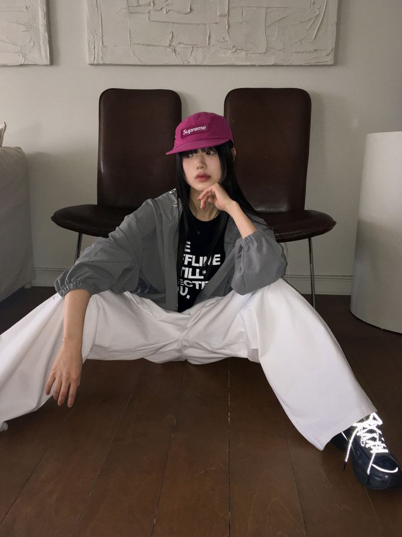 Beaton Goffcore String Boxy Windbreaker