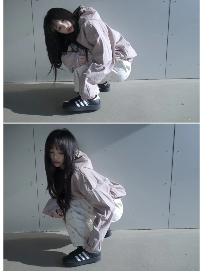 crinkle reversible jacket