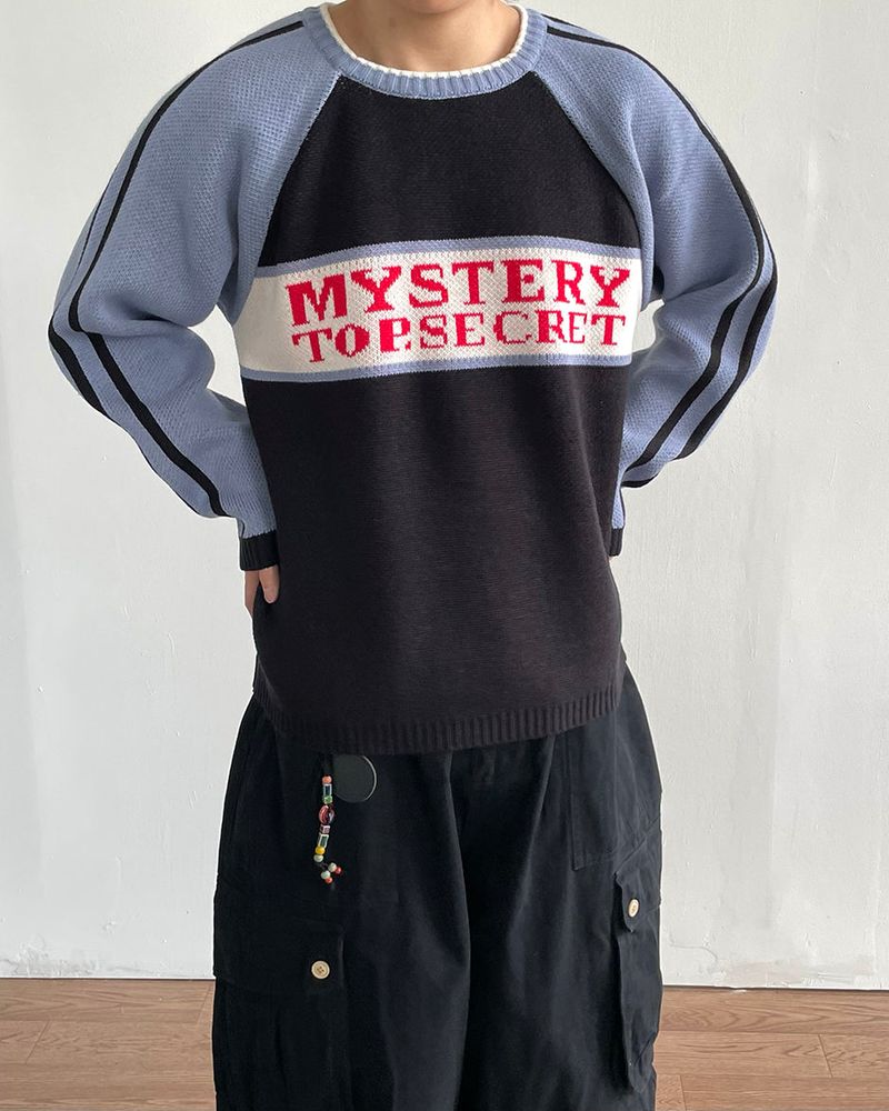 Rococo Raglan Line Knit