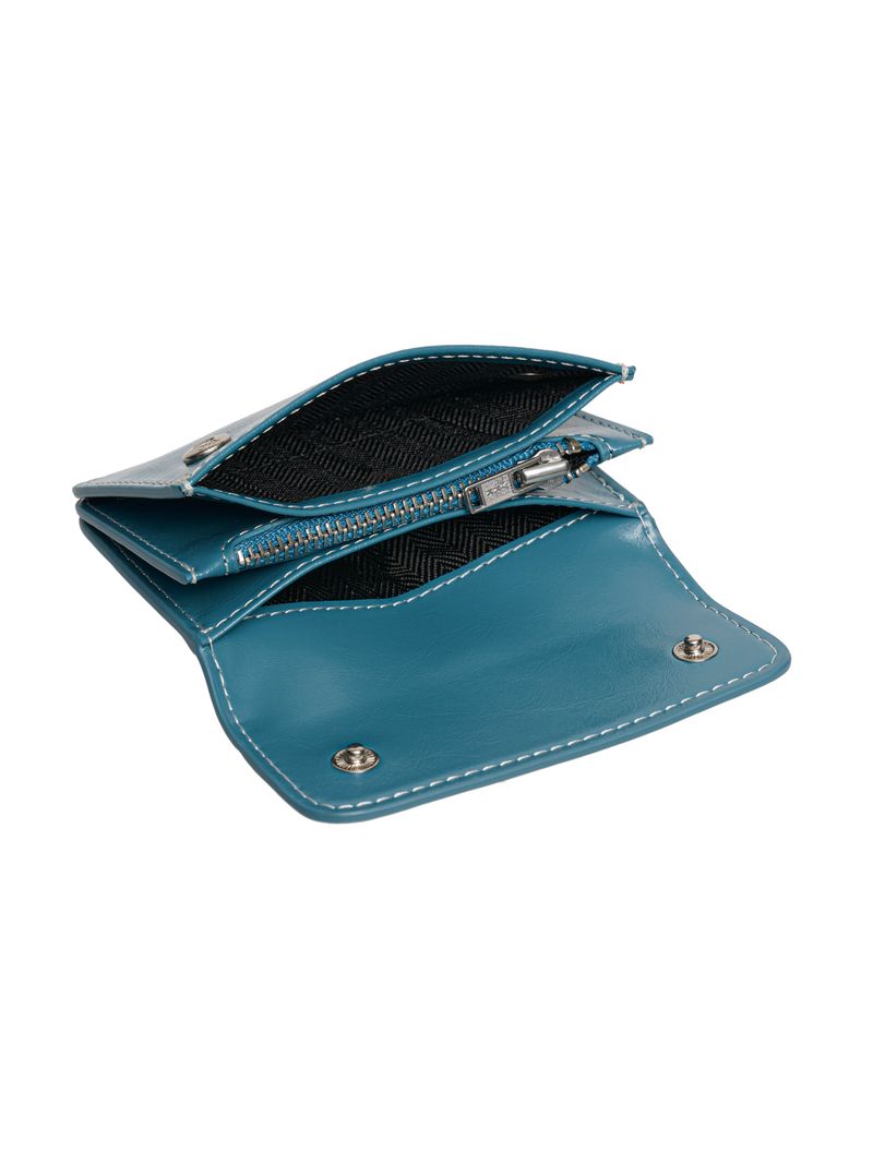 DOT Accordion Coin & Card Wallets dusty blue