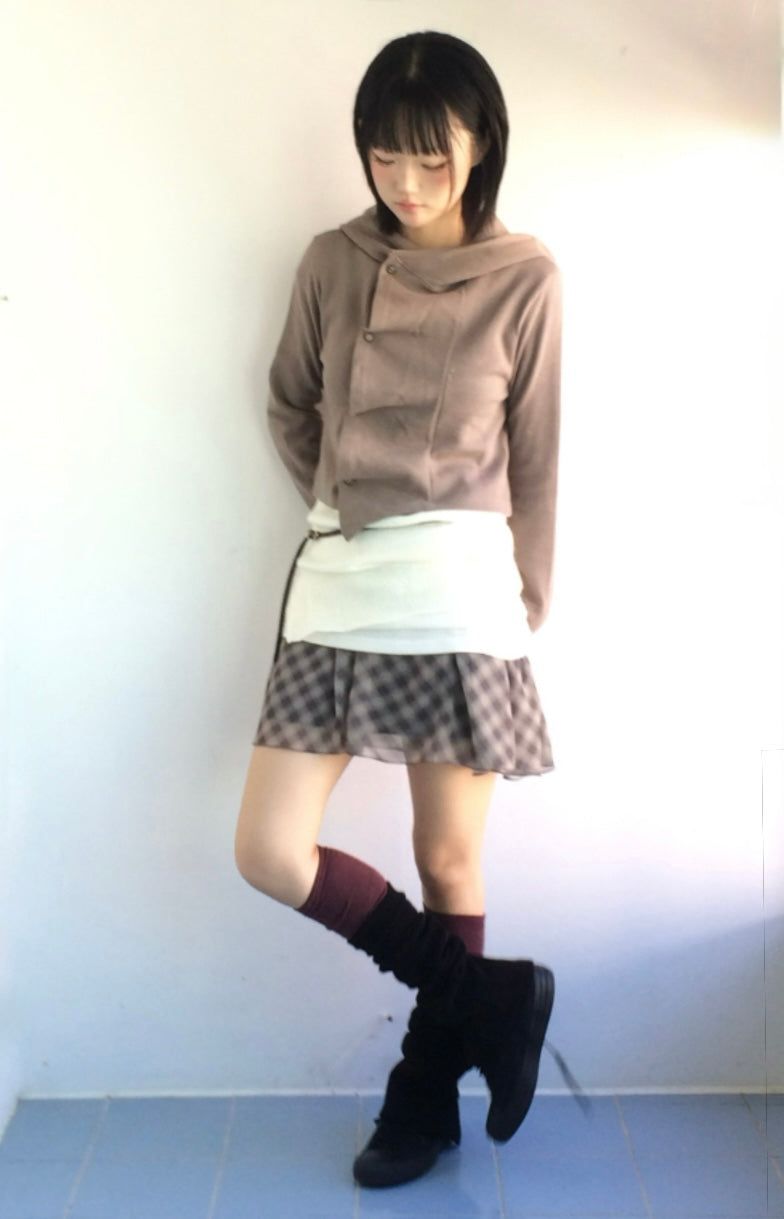 Rough Cutout Hoodie Jacket
