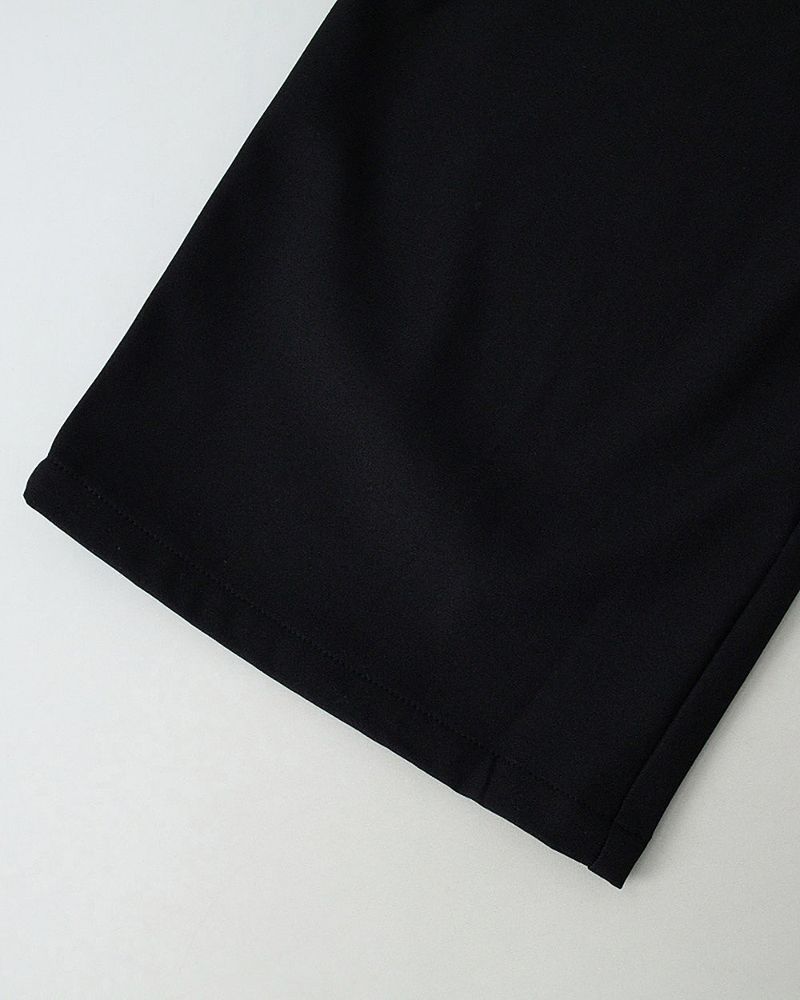 Ian Double-Pleat Wide Slacks