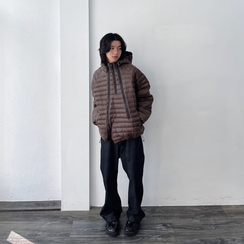 Layered Zip Down Jacket