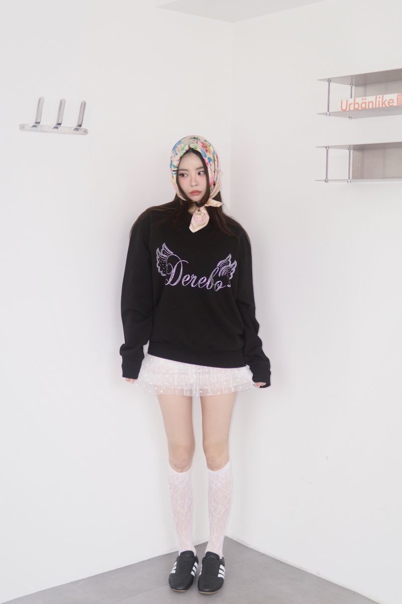 heart frill cancan mini skirt