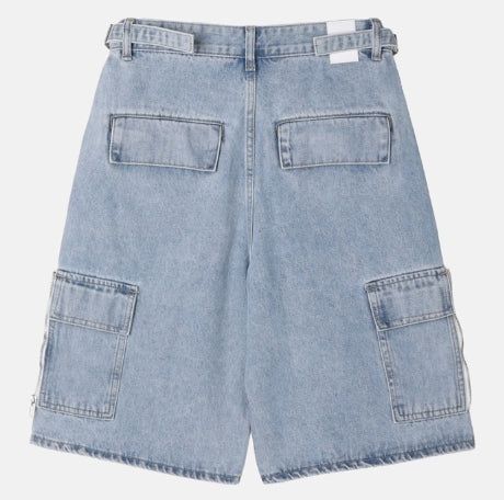 Zipper Two Way Cargo Bermuda Pants