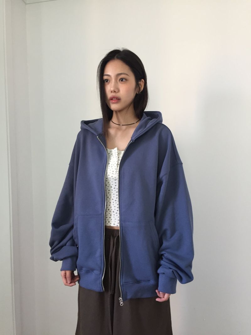 Weekly Essential Zip-Up Hoodie (5color)