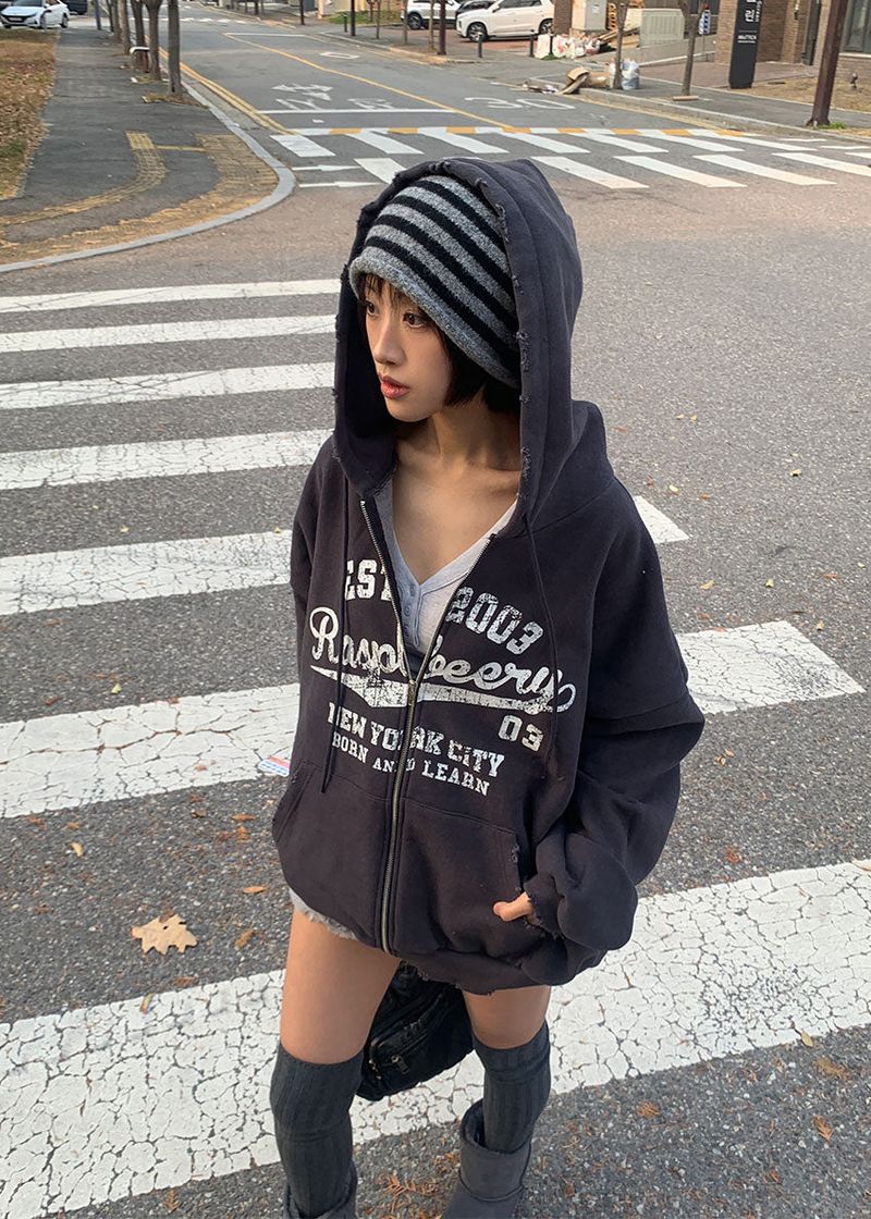 VINTAGE HOOD ZIP-UP