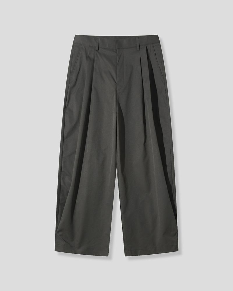 Riden Side Pintuck Wide Slacks