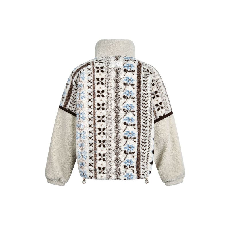Nordic Pattern Boa Jacket