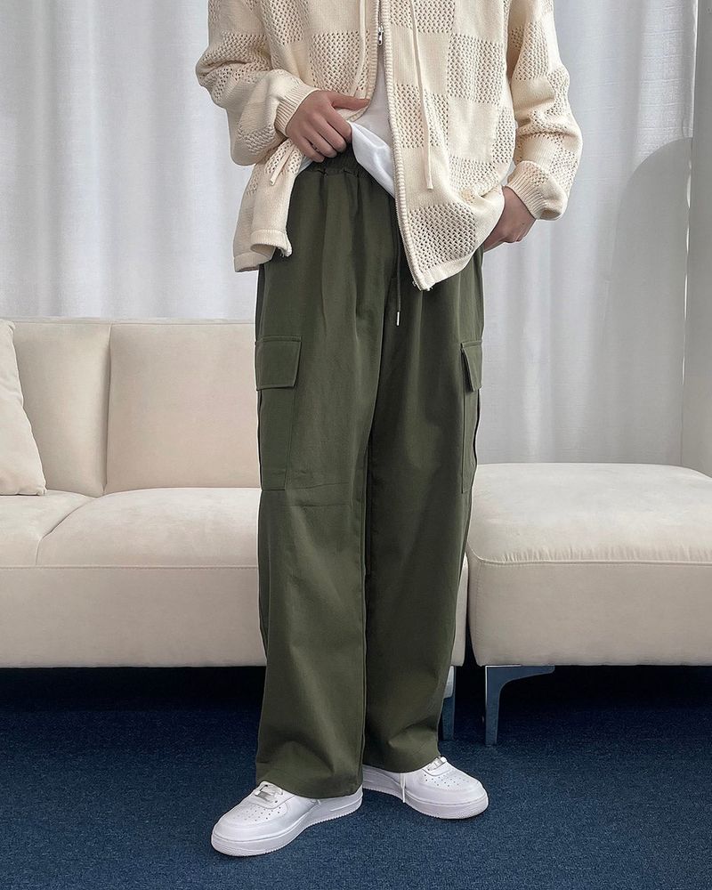 Noir Wide String Pants (3 colors)