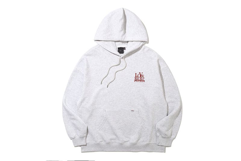 LOVE HOODIE_LIGHT GREY