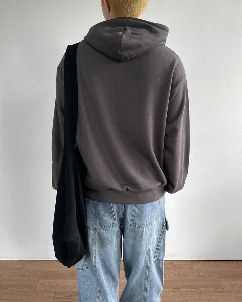 Shift patch embroidery hoodie