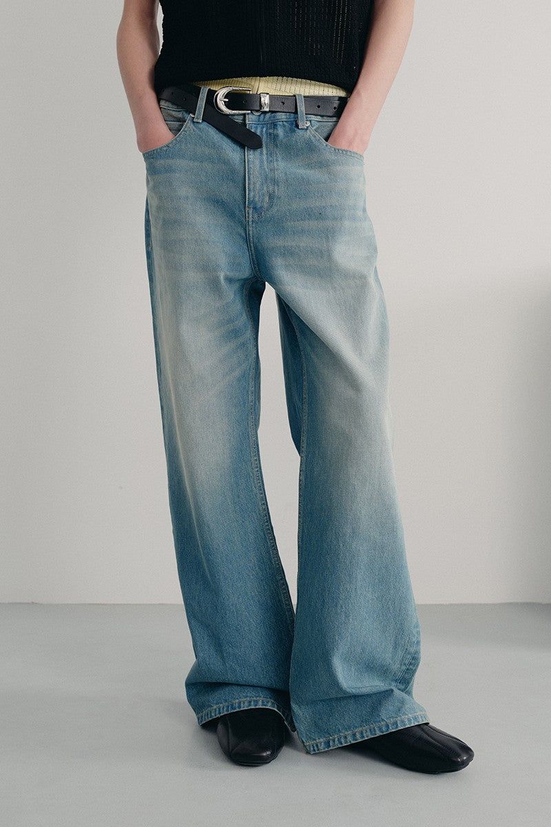 JCAESAR(ジュリウス・シーザー)の「Vintage Washed Straight Jeans(Pants)」