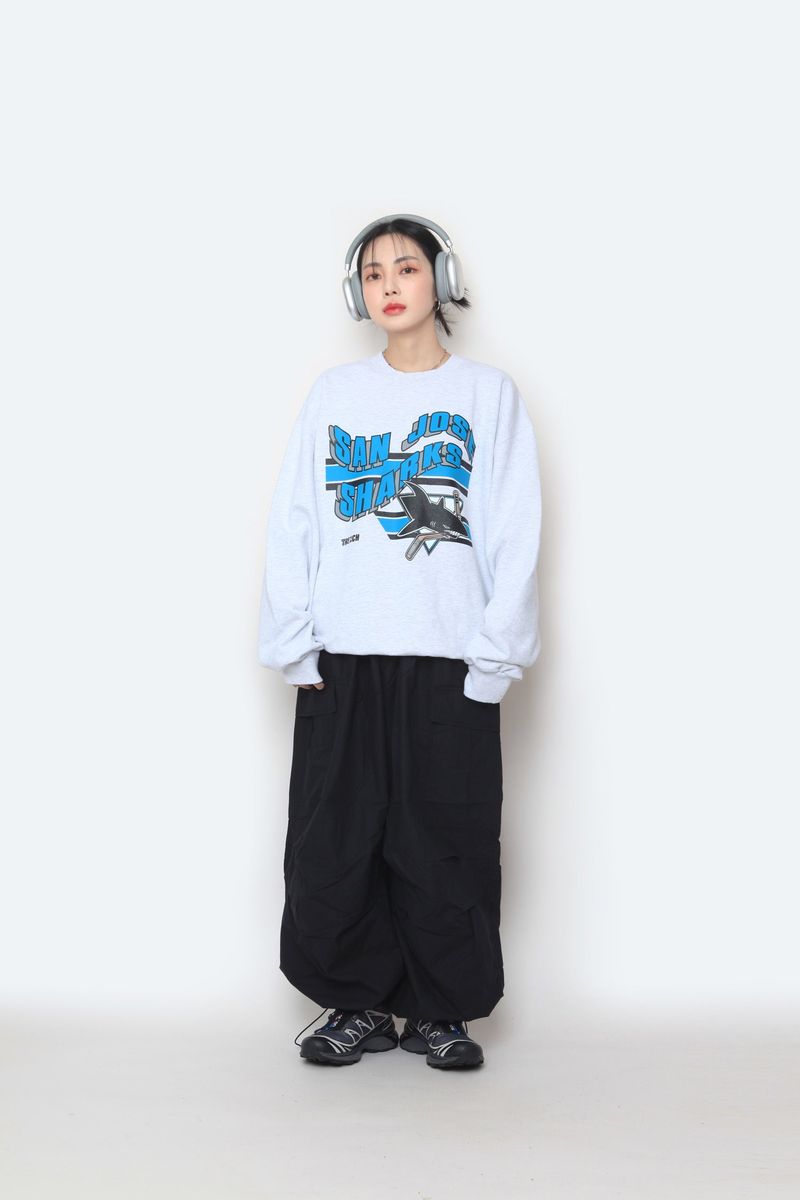 Cotton Balloon Cargo Pants