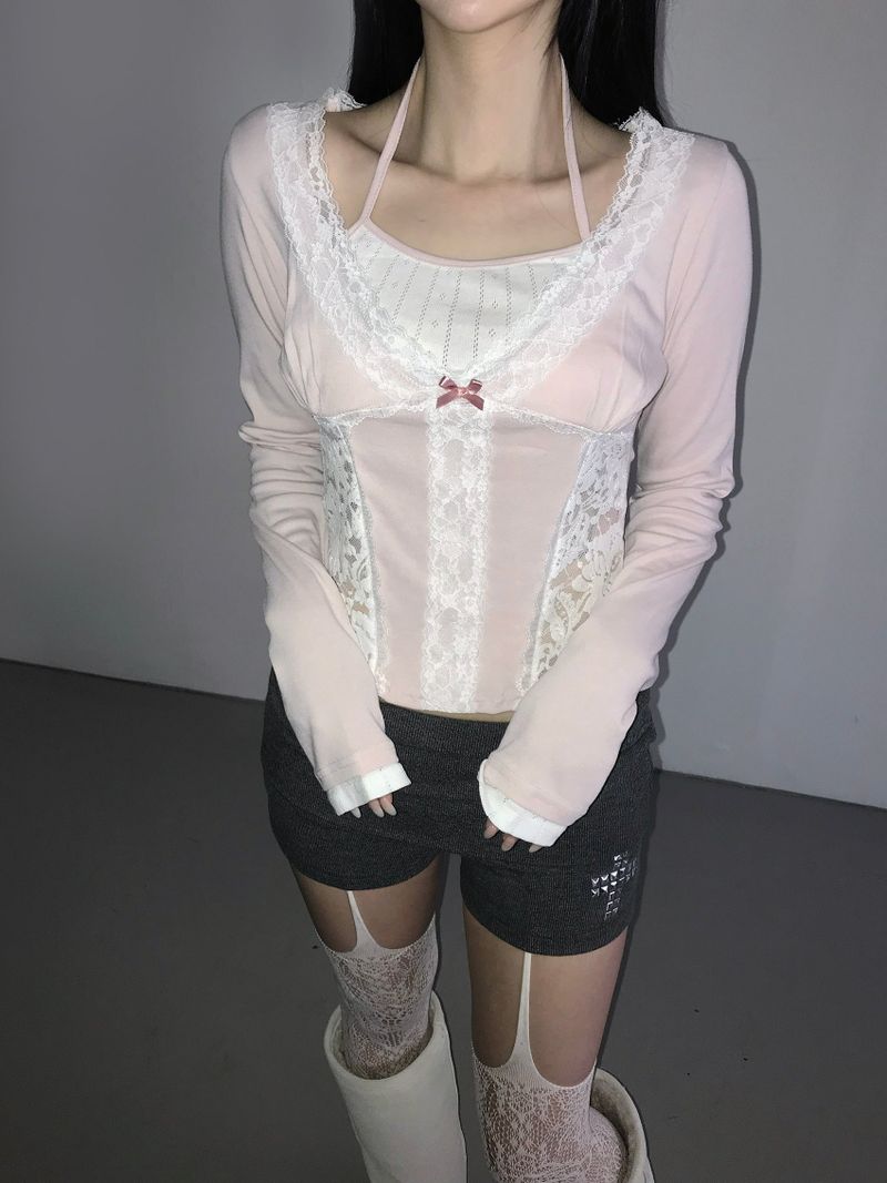 roomie lace top(4color)