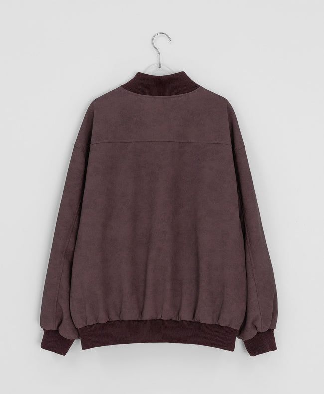 Silmki Button High Neck Over Jumper