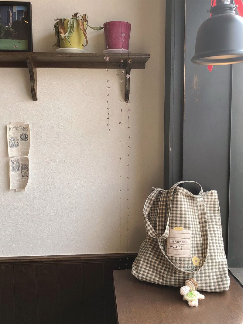 Everyday fabric bag_I'll keep on walking