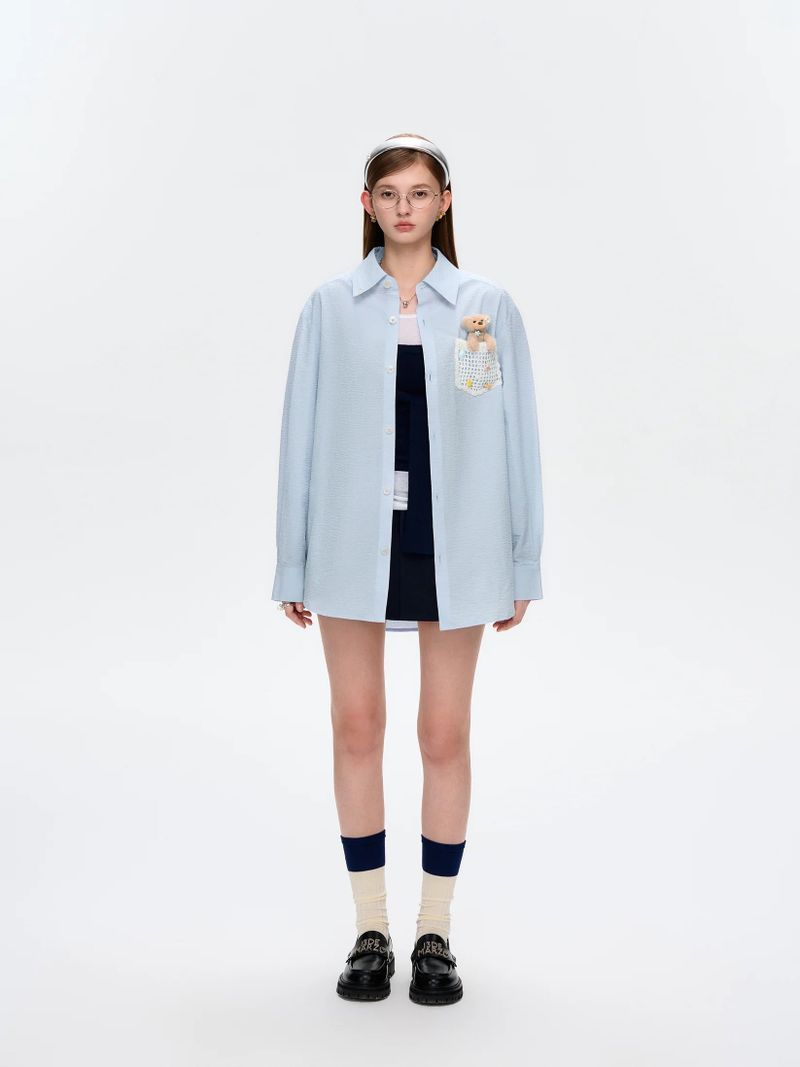 13DE MARZO(トレセ・デ・マルゾ)の「13DE MARZO Island Style Bear Shirt(Tops)」