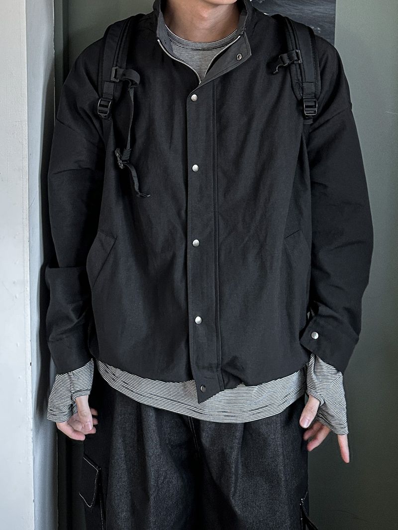 Taco Walk Color Block Short Jacket
