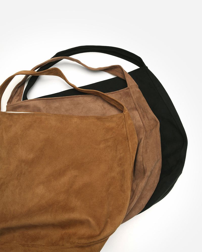 Riho suede shoulder bag